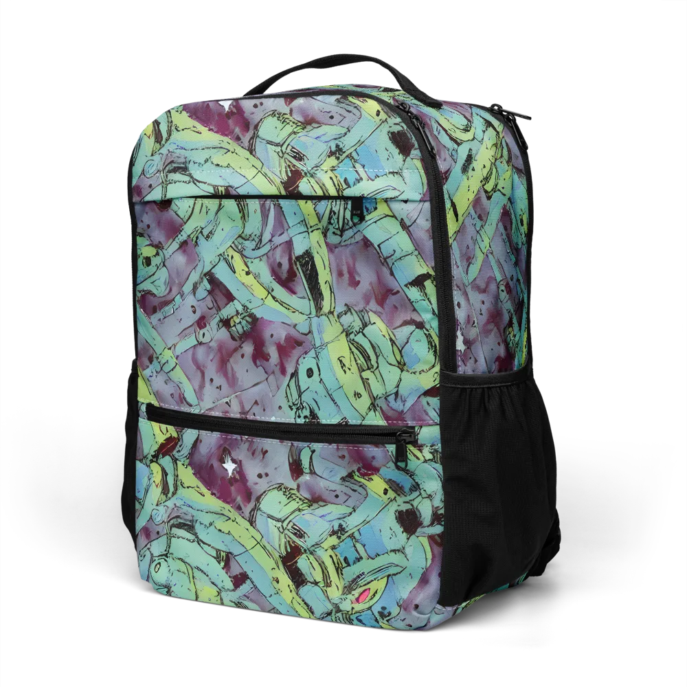 Lime Age on Utility Backpack — Left Front