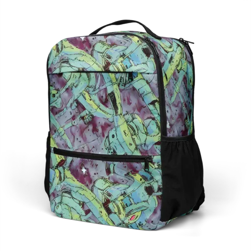 Lime Age on a Utility Backpack