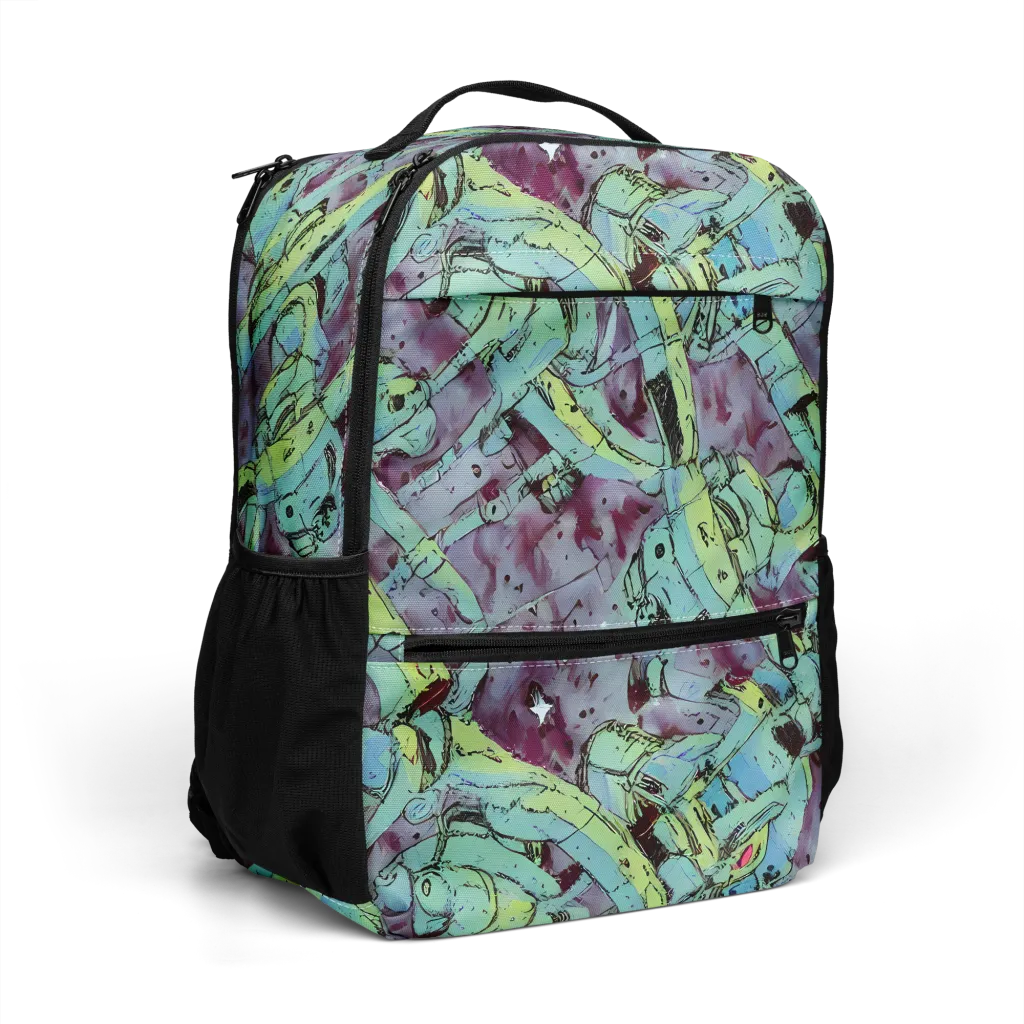 Lime Age on Utility Backpack — Right Front