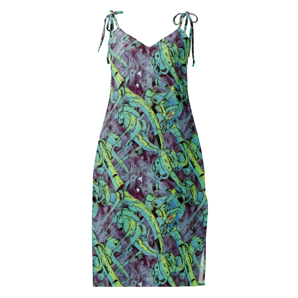 Lime Age on Slip Dress — Front