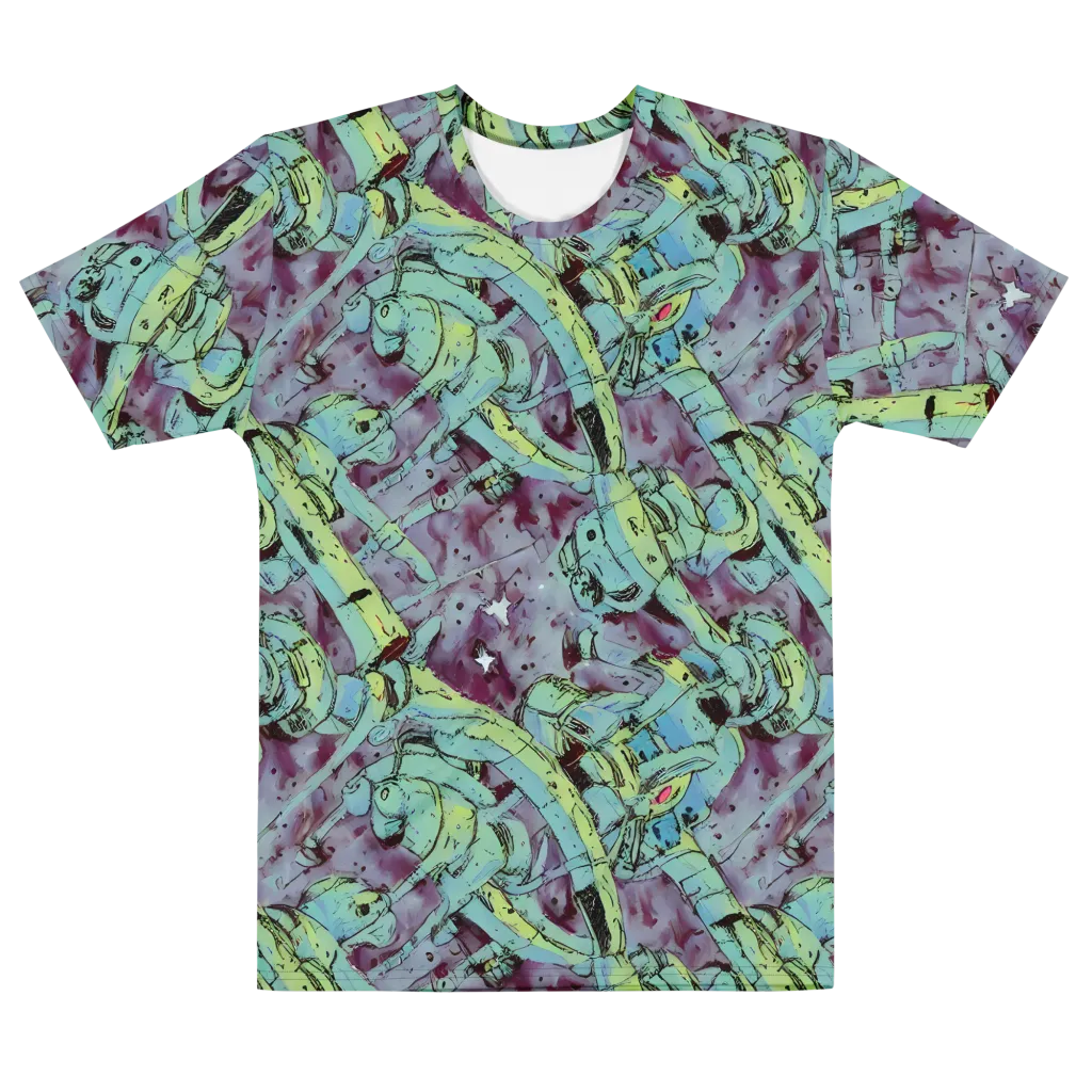 Lime Age on Men's Cotton Crew Neck T-Shirt — Front