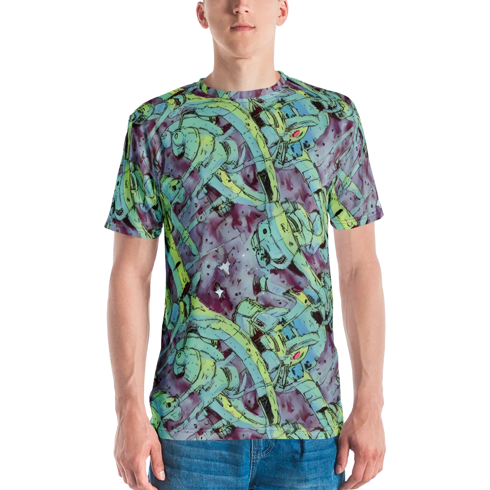 Lime Age on Men's Crew Neck T-Shirt — Front