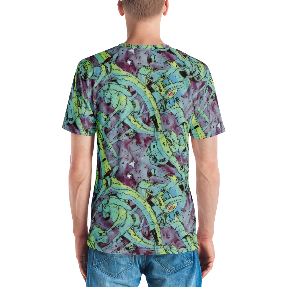 Lime Age on Men's Crew Neck T-Shirt — Back
