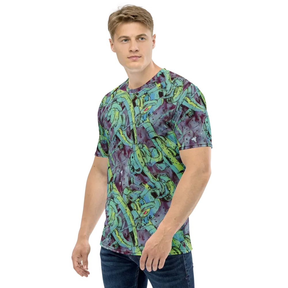 Lime Age on Men's Crew Neck T-Shirt — Left