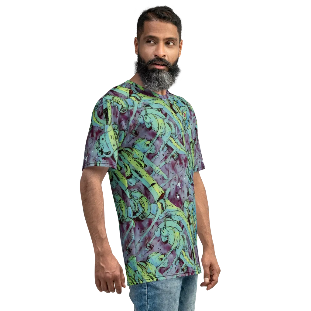 Lime Age on Men's Crew Neck T-Shirt — Right