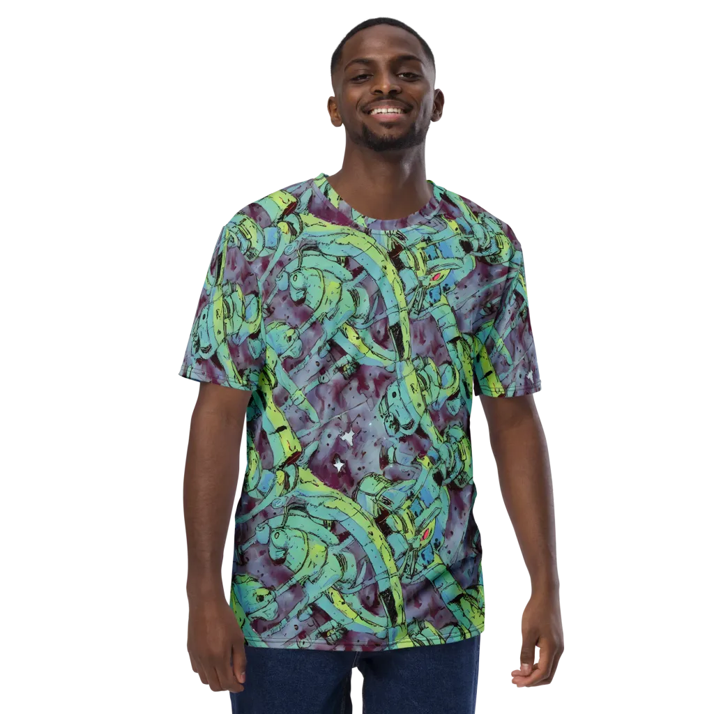 Lime Age on Men's Crew Neck T-Shirt — Front