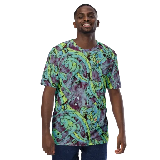 Lime Age on a Men's Crew Neck T-Shirt