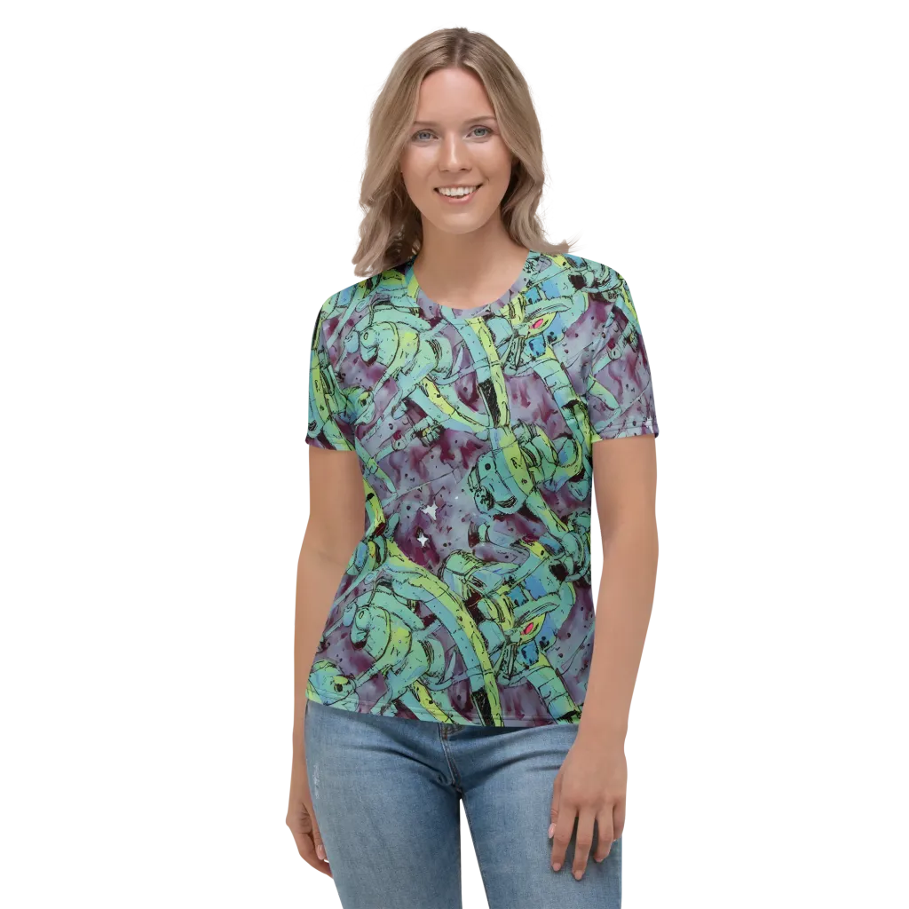 Lime Age on Women's Crew Neck T-Shirt — Front