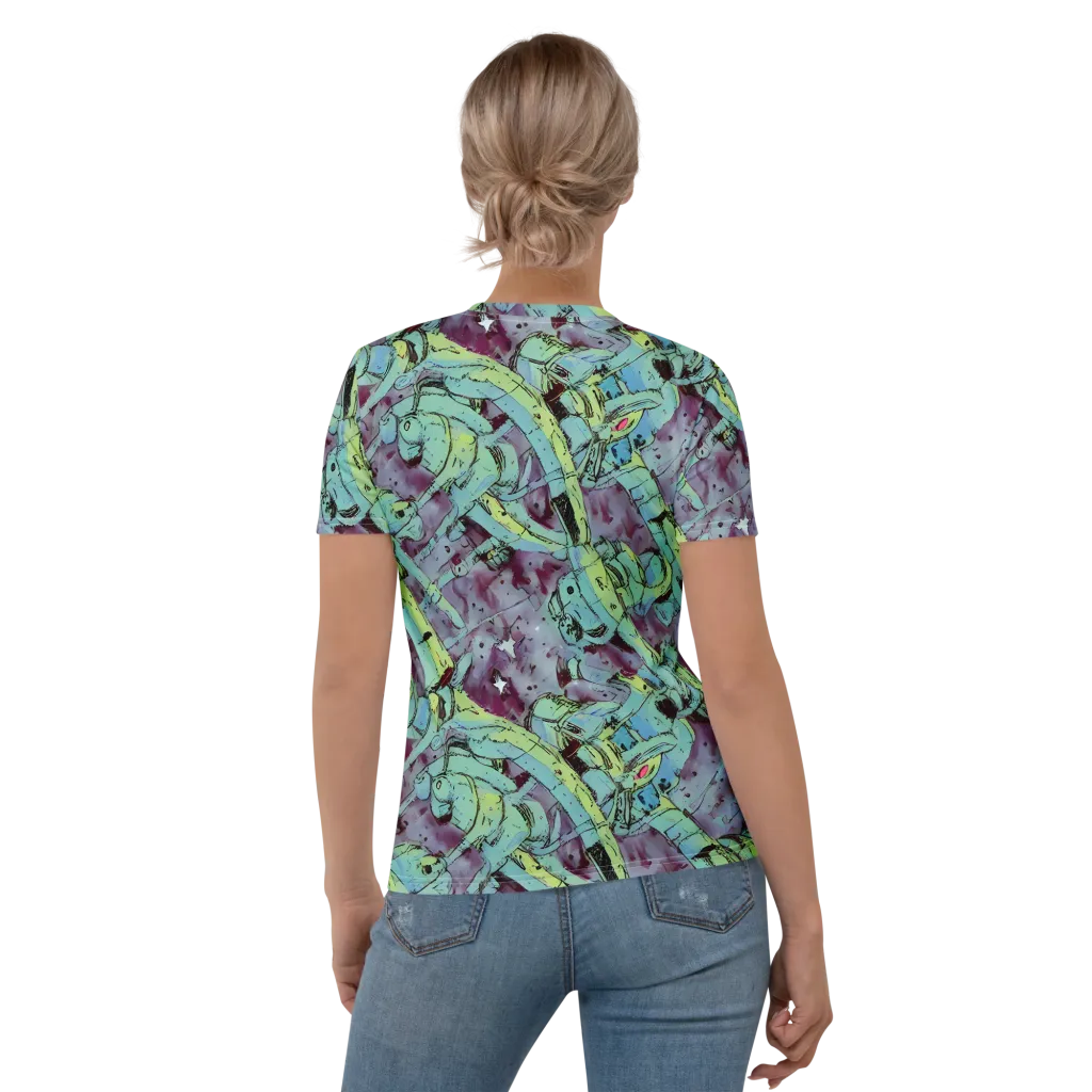 Lime Age on Women's Crew Neck T-Shirt — Back