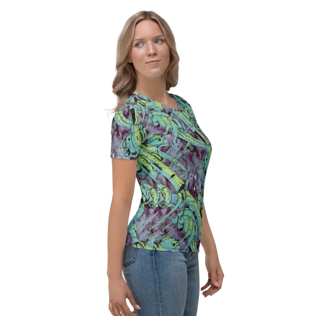 Lime Age on Women's Crew Neck T-Shirt — Right