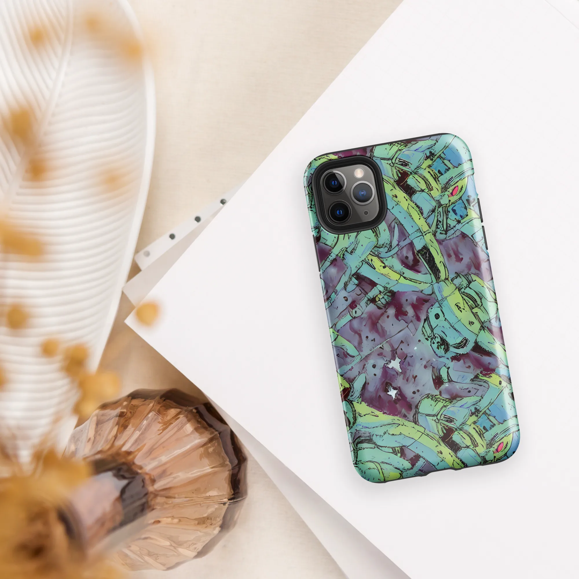 Lime Age on Tough Case for iPhone® — Front