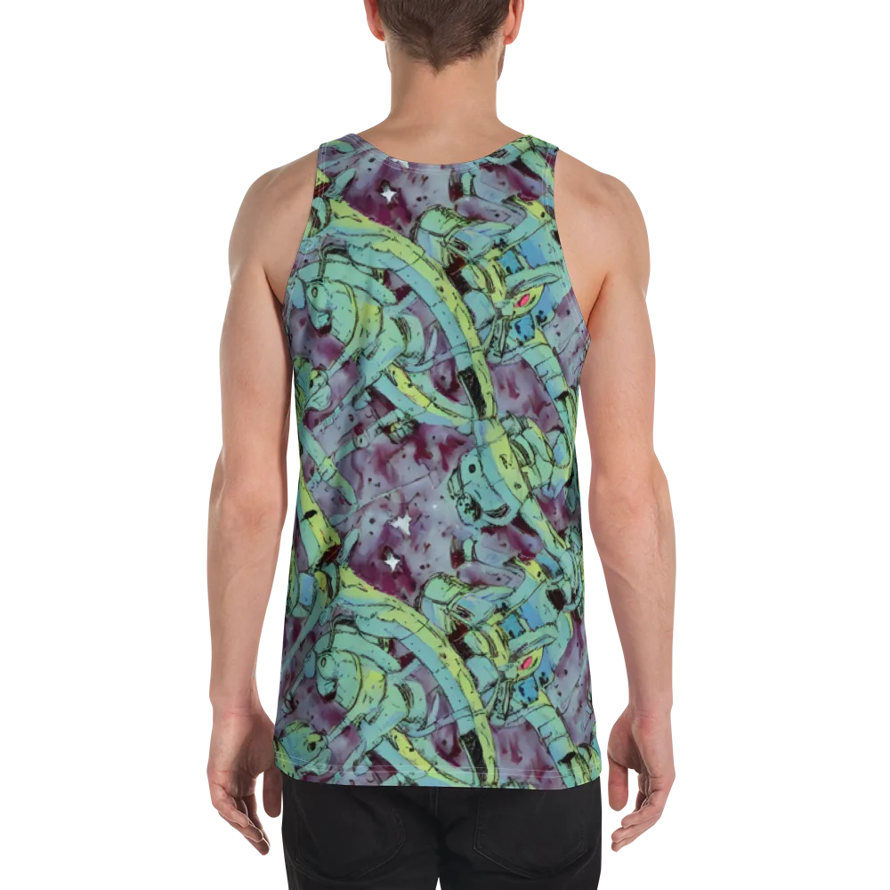 Lime Age on Men's Tank Top — Back