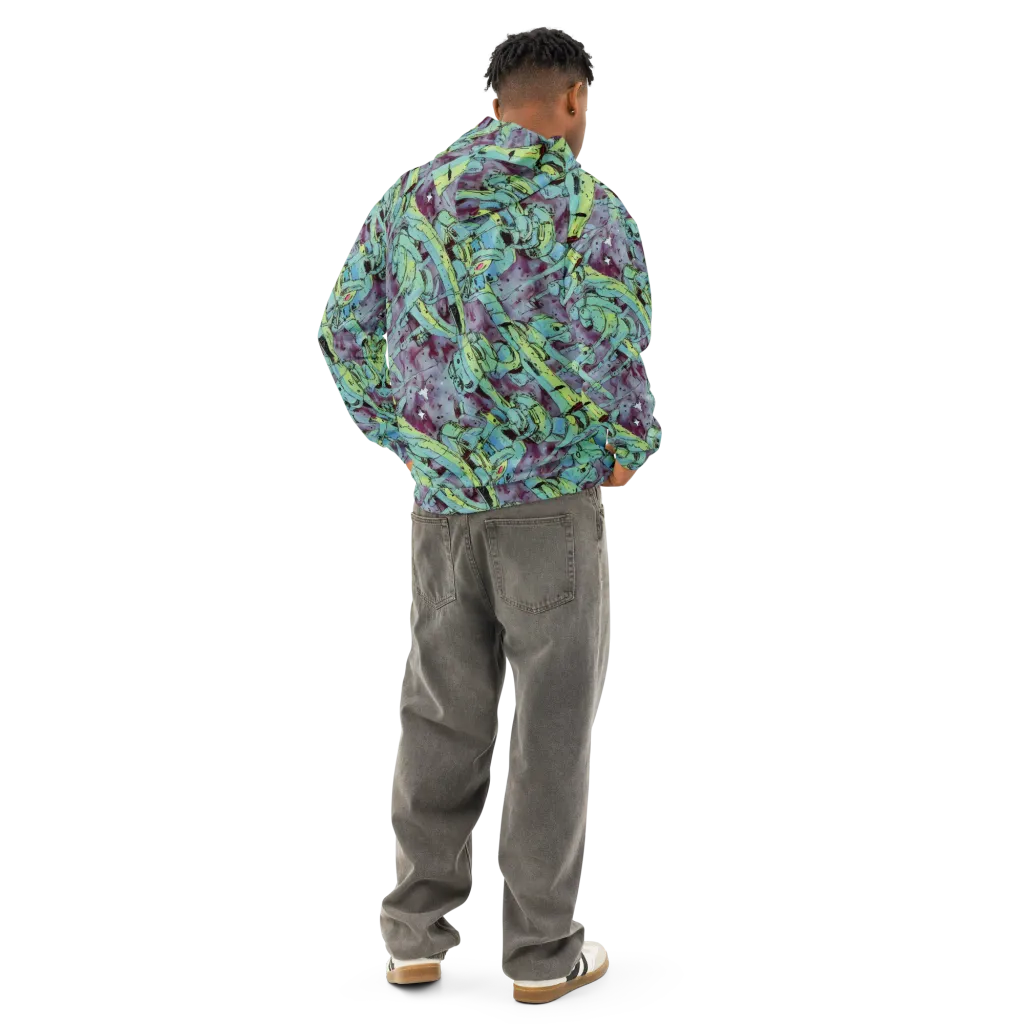 Lime Age on Cotton Hoodie — Back
