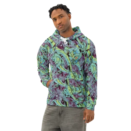 Lime Age on a Cotton Hoodie