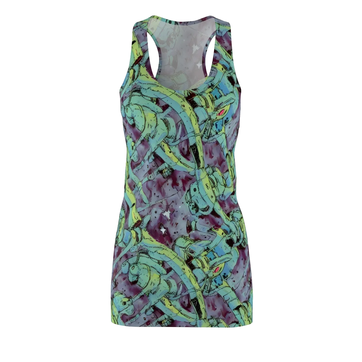 Lime Age on Racerback Dress — Front