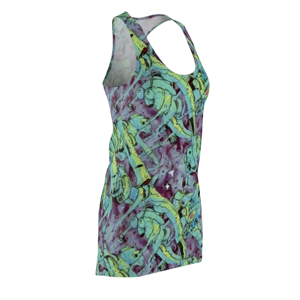 Lime Age on Racerback Dress — Front Side