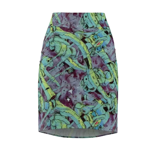 Lime Age on a Pencil Skirt