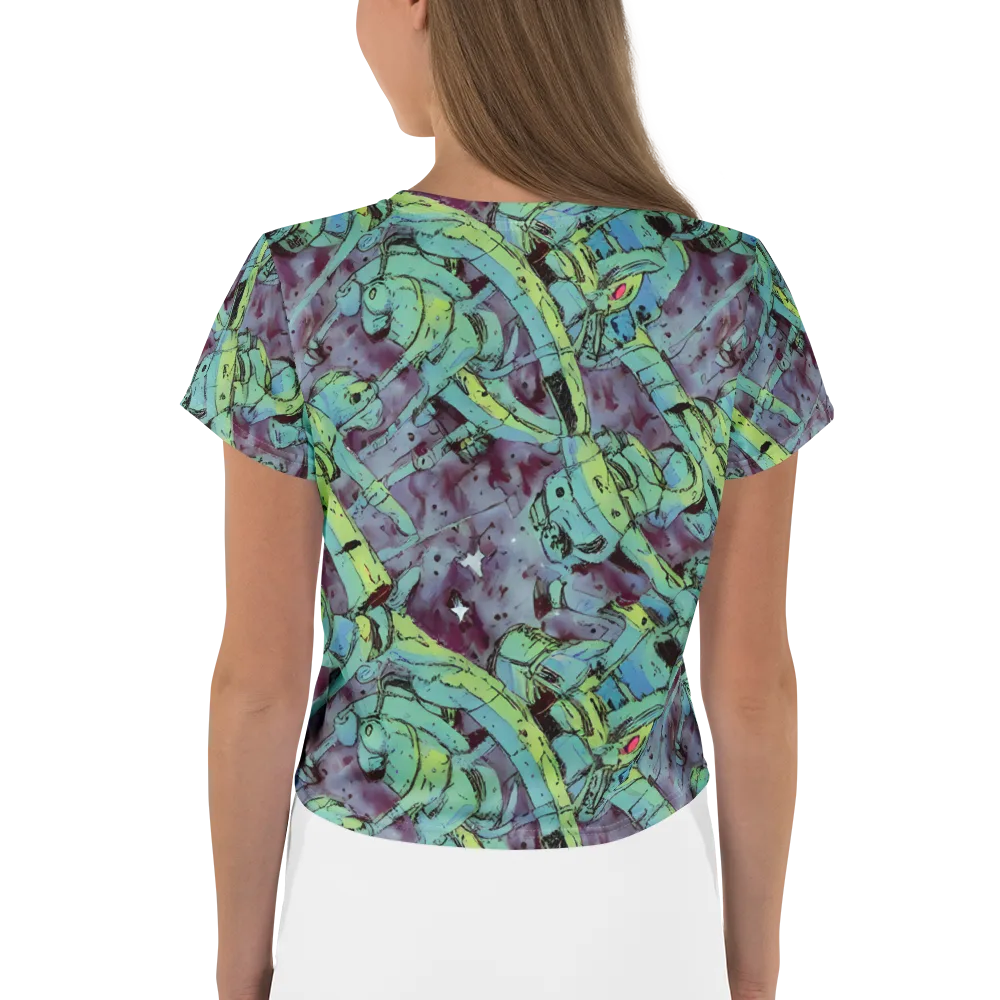 Lime Age on Crop Tee — Back