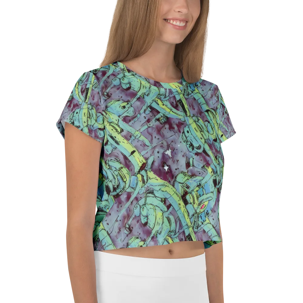 Lime Age on Crop Tee — Right