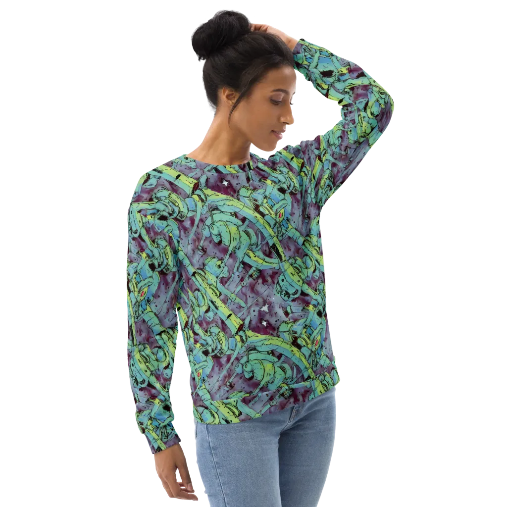 Lime Age on Sweatshirt — Right Front