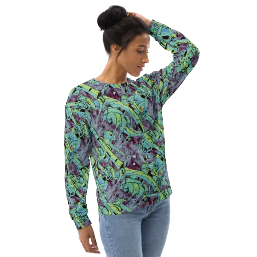 Lime Age on a Sweatshirt