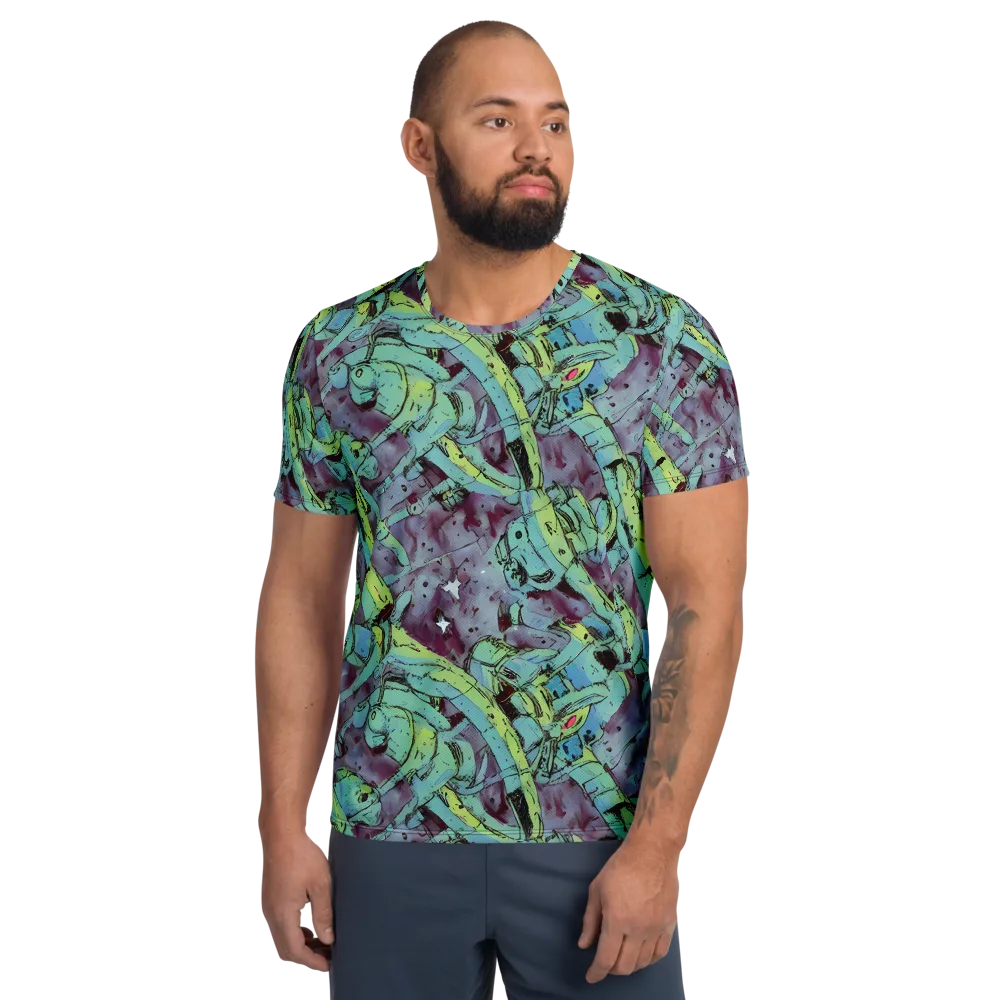 Lime Age on Men's Athletic T-Shirt — Front