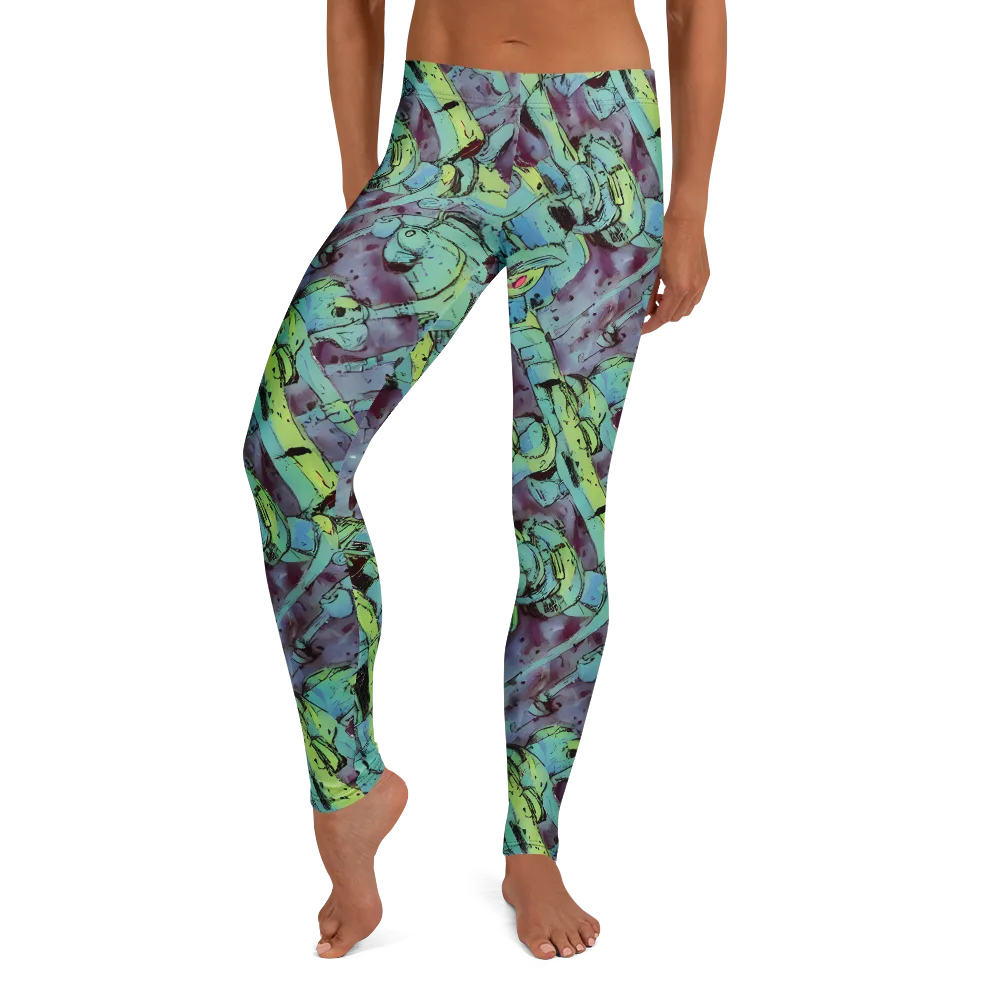 Lime Age on Leggings — Front