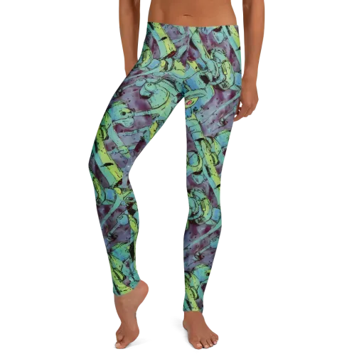 Lime Age on a Leggings