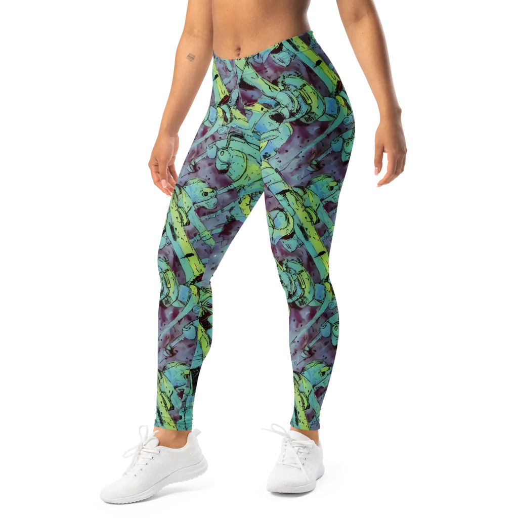 Lime Age on Leggings — Left Front