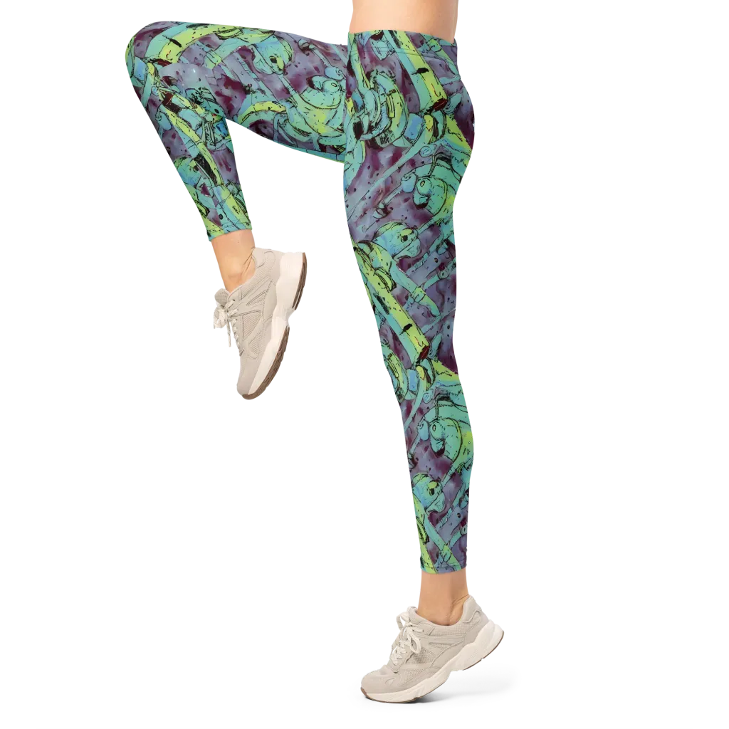 Lime Age on Leggings — Left