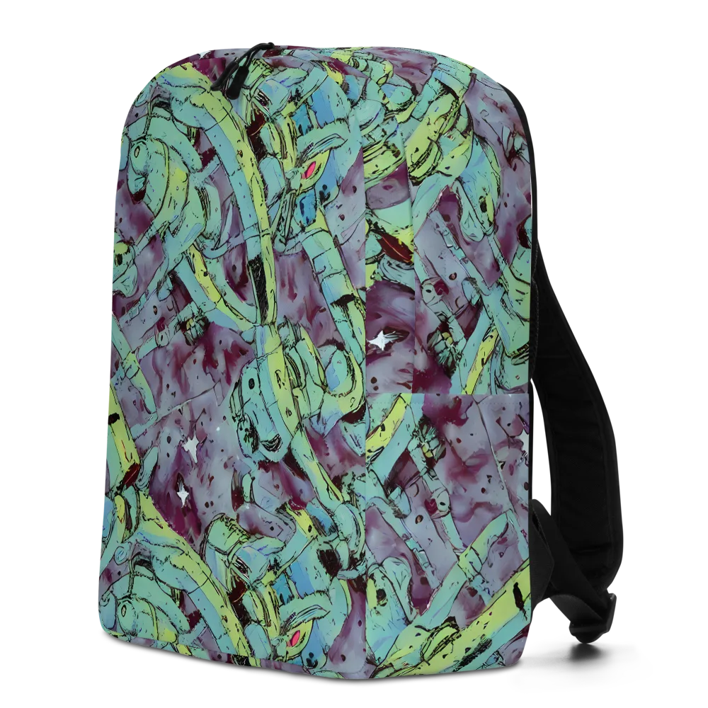 Lime Age on Minimalist Backpack — Left