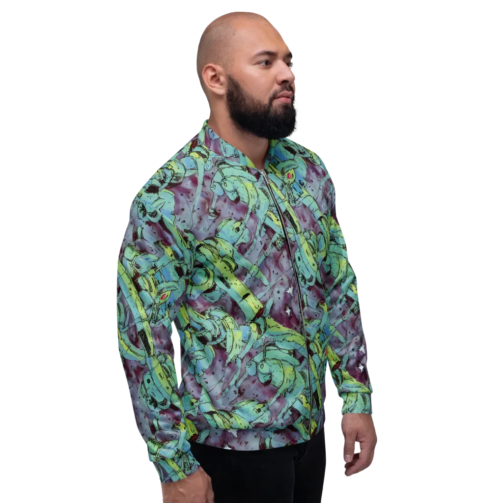 Lime Age on Bomber Jacket — Right