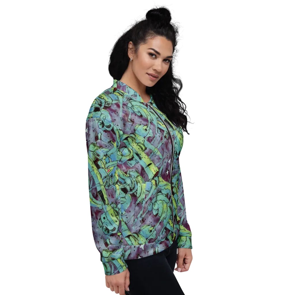 Lime Age on Bomber Jacket — Right