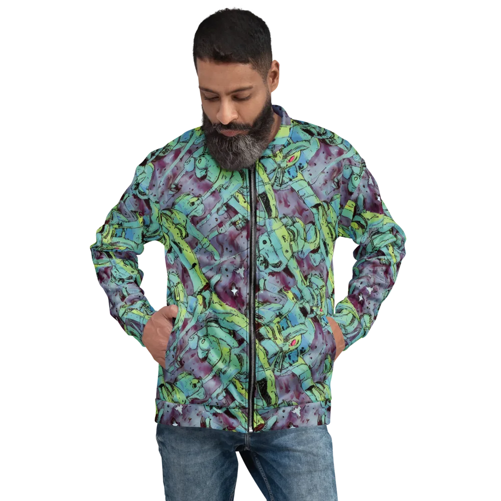 Lime Age on Bomber Jacket — Front