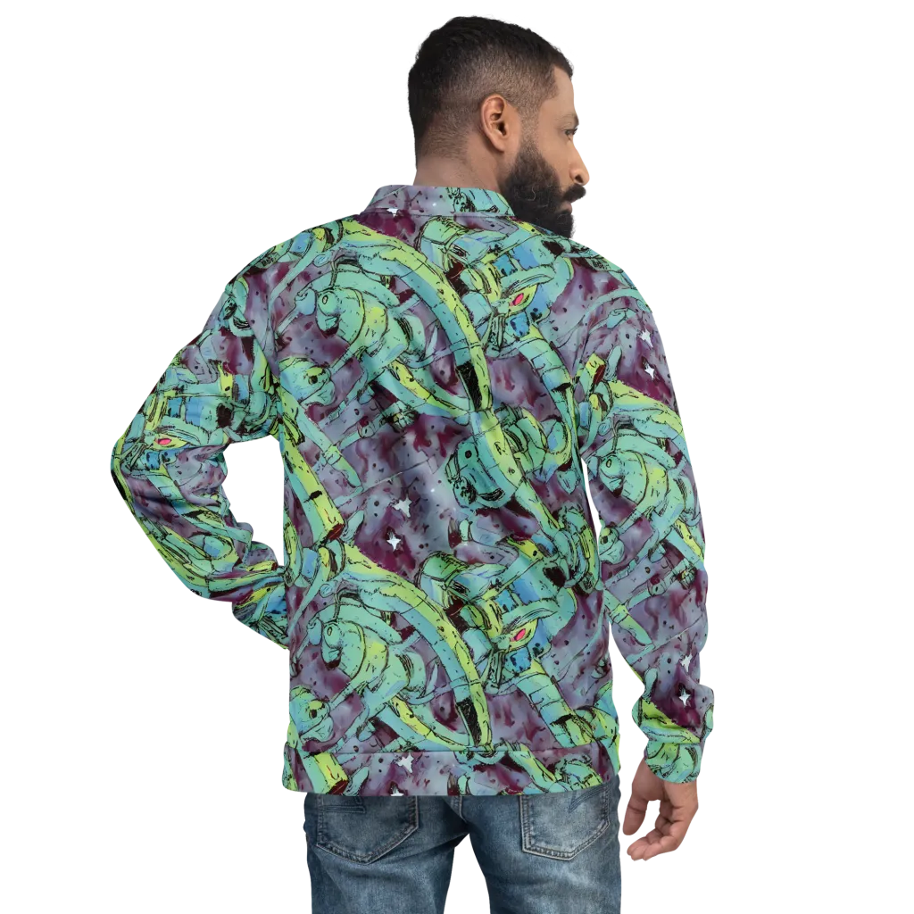 Lime Age on Bomber Jacket — Back