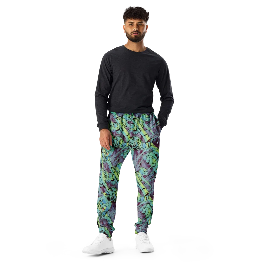 Lime Age on Men's Joggers — Front
