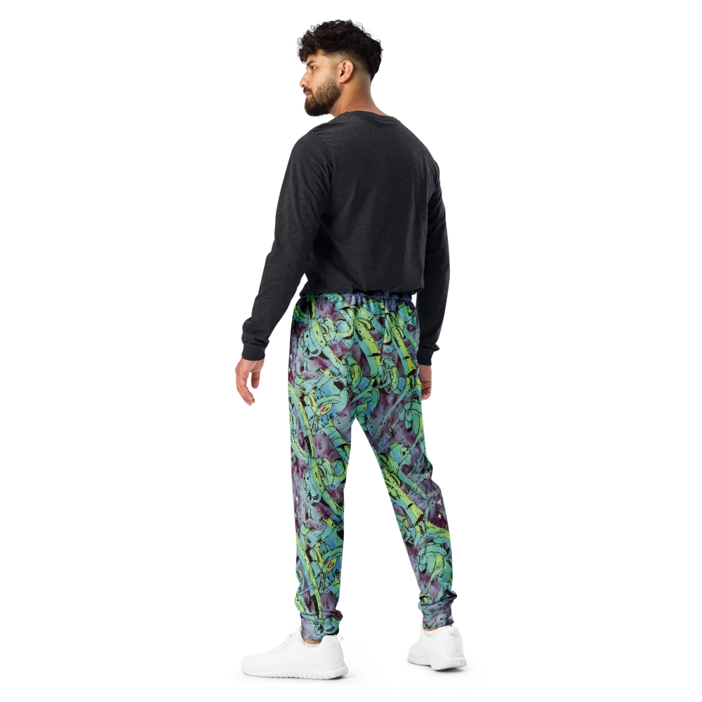 Lime Age on Men's Joggers — Back