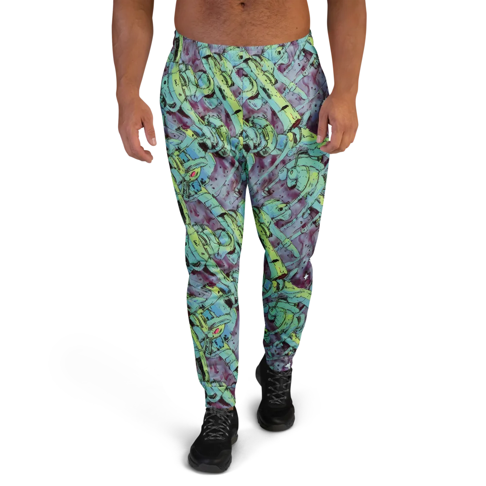 Lime Age on Men's Joggers — Front