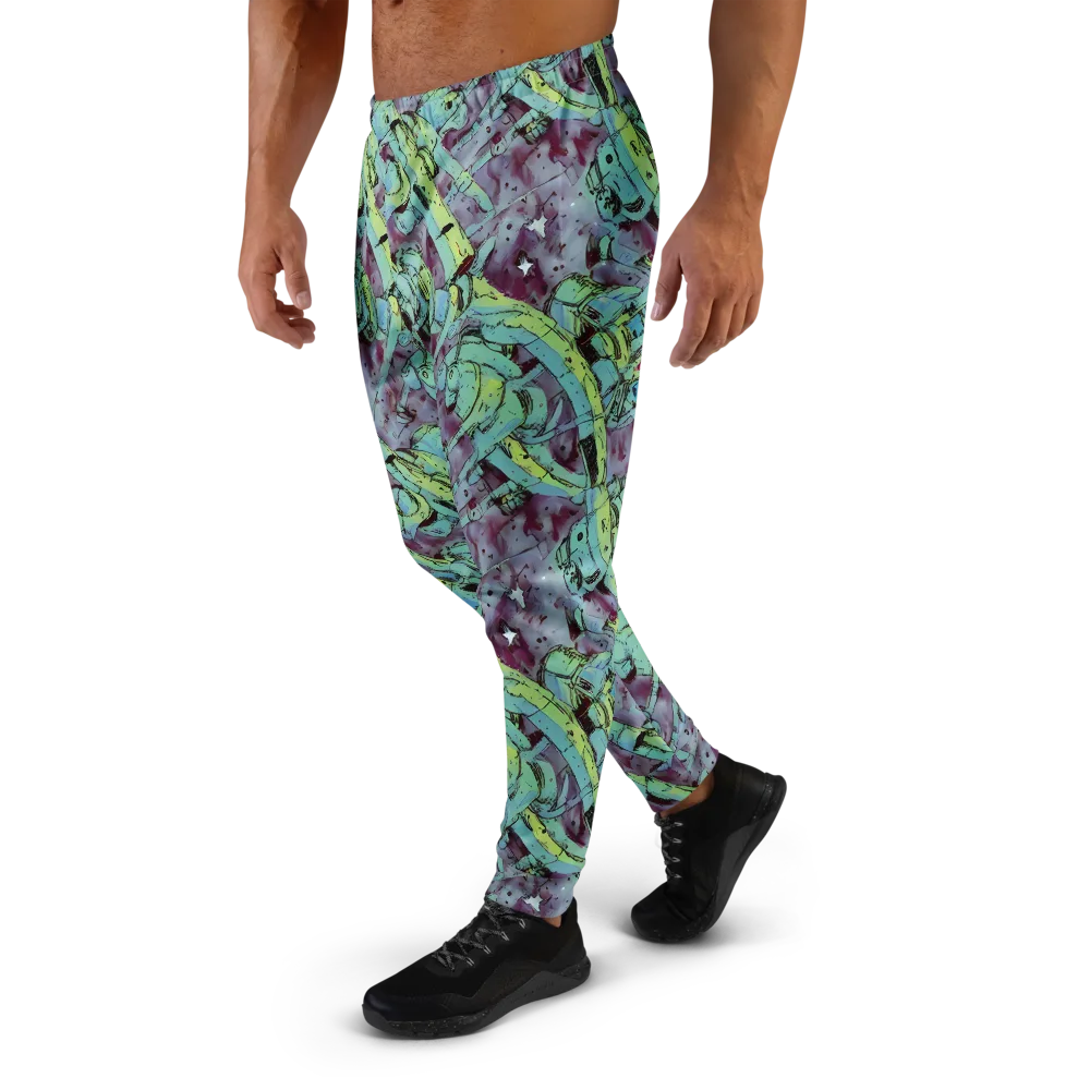 Lime Age on Men's Joggers — Left
