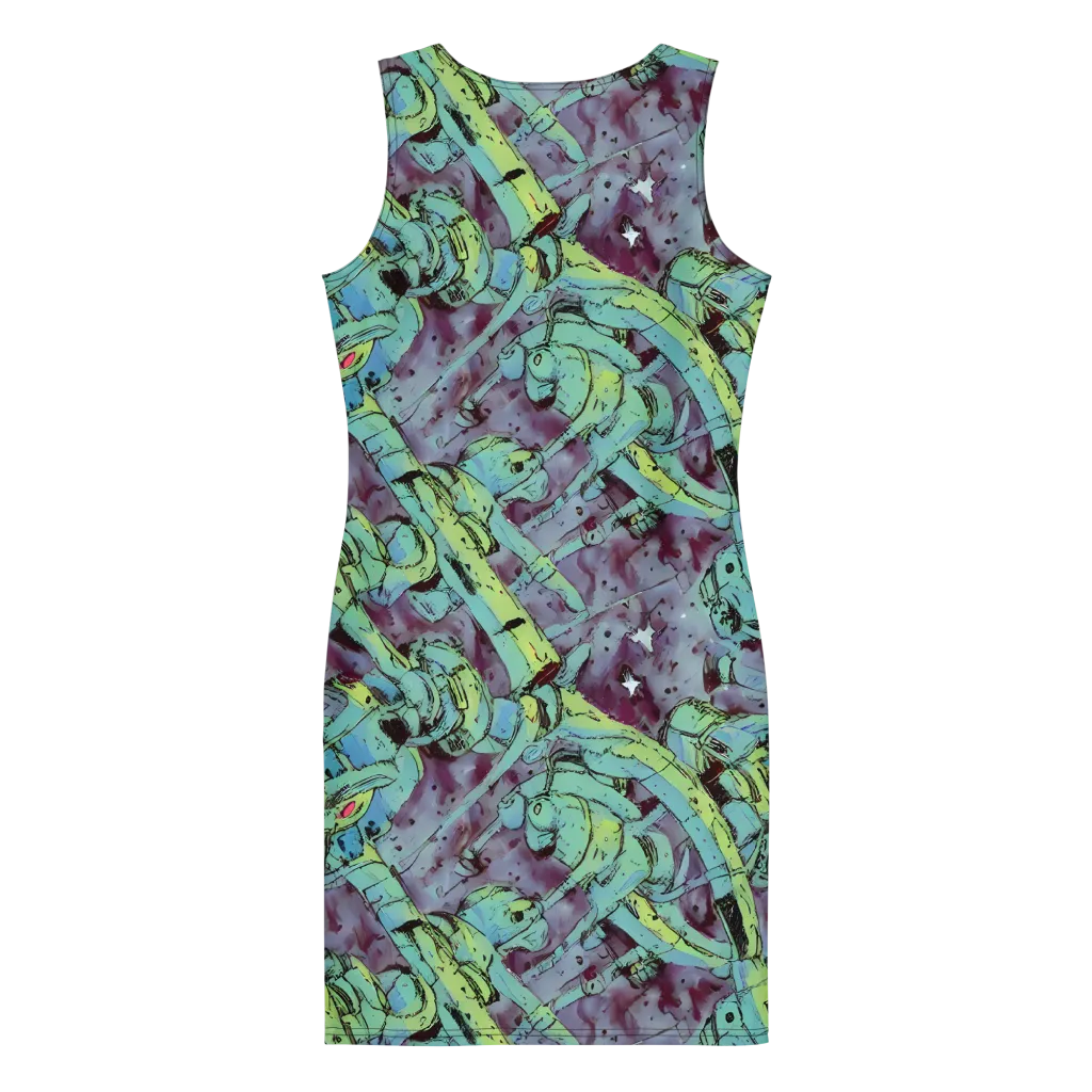 Lime Age on Bodycon Dress — Back