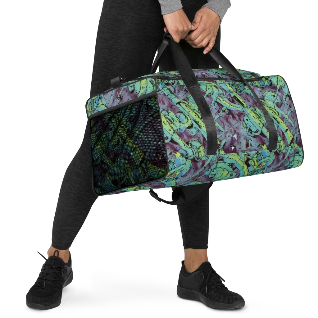 Lime Age on Duffle Bag — Right Front