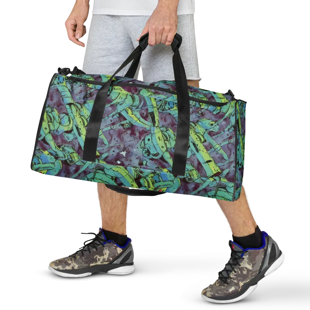 Lime Age on Duffle Bag — Front