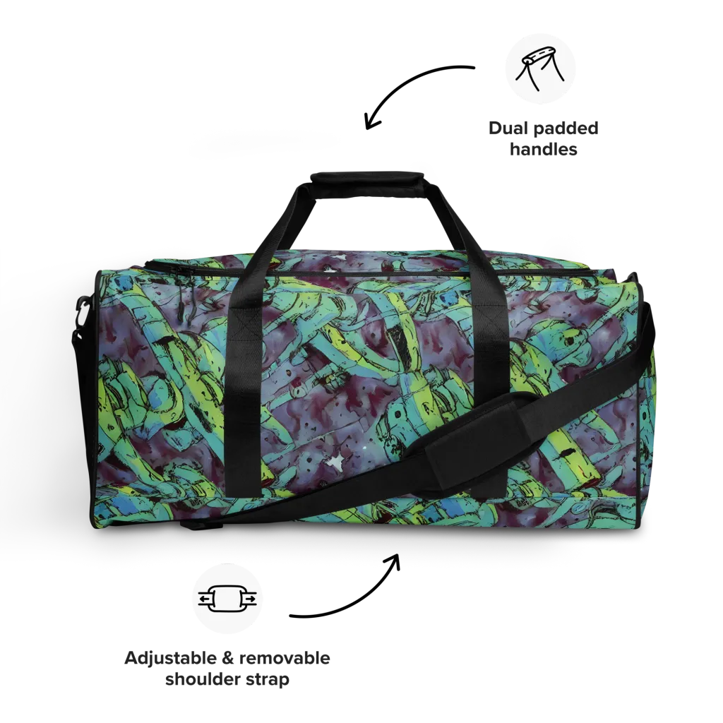 Lime Age on Duffle Bag — Front