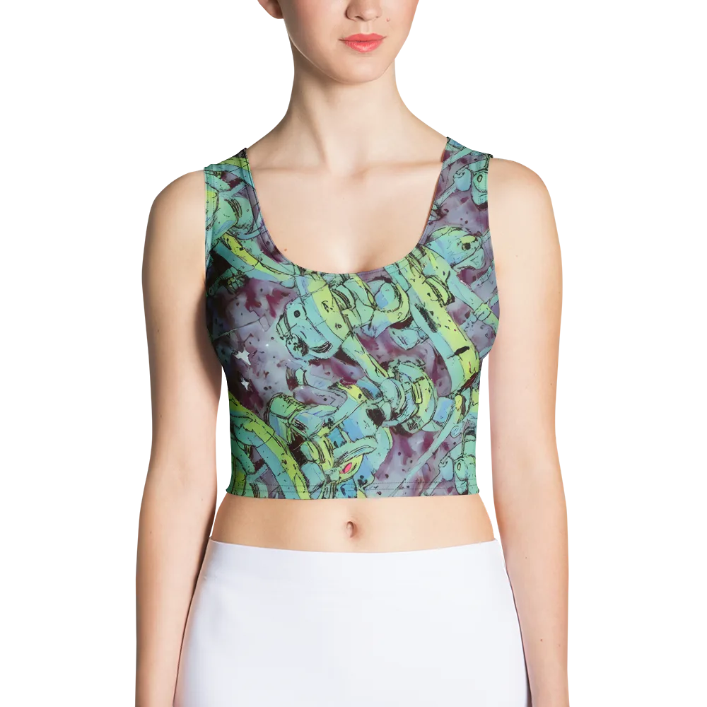 Lime Age on Crop Top — Front