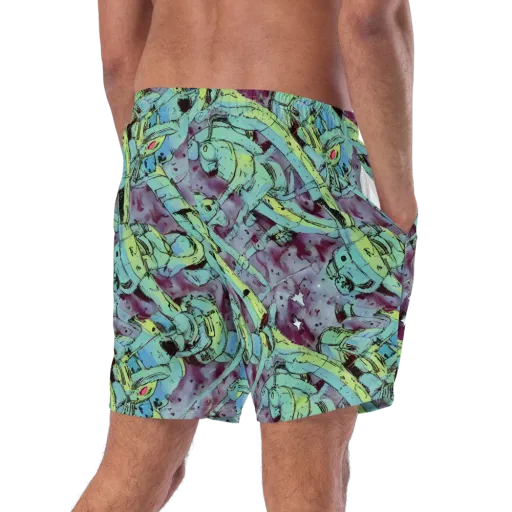 Lime Age on a Swim Trunks