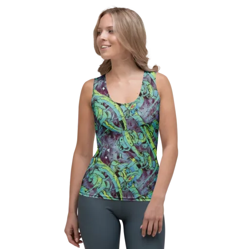 Lime Age on a Women's Tank Top