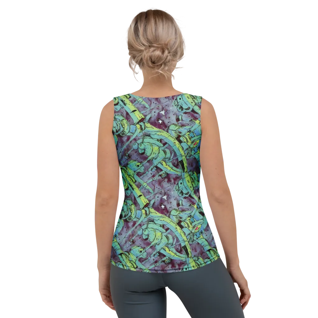 Lime Age on Women's Tank Top — Back