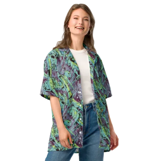 Lime Age on a Button Shirt