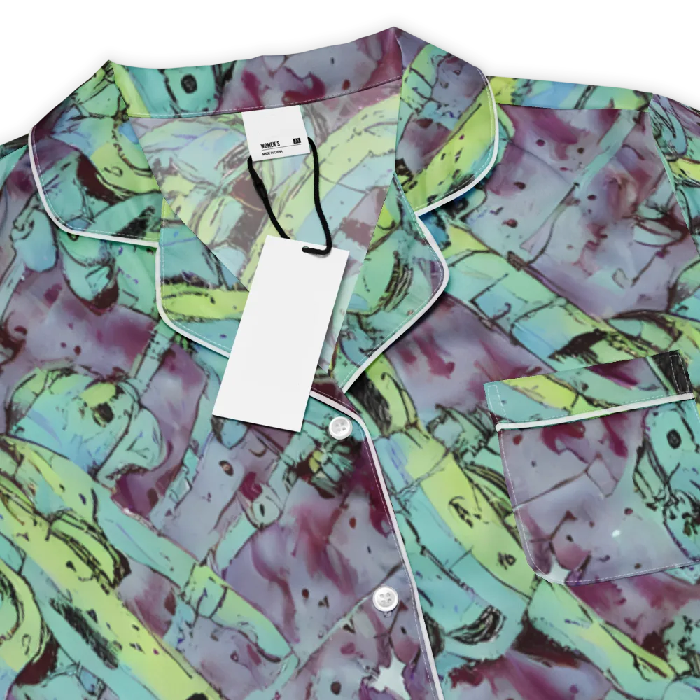 Lime Age on Women's Short Sleeve Pajama Top — Product details