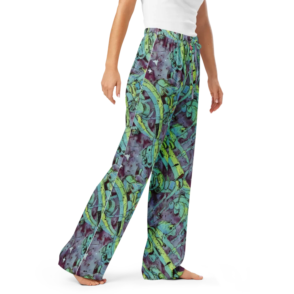 Lime Age on Women's Pajama Pants — Right Front